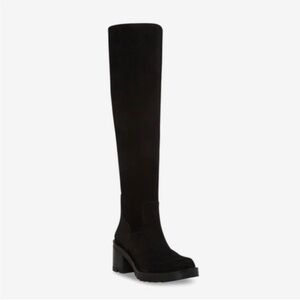 Steve Madden Notion Knee High Suede Leather Boots New